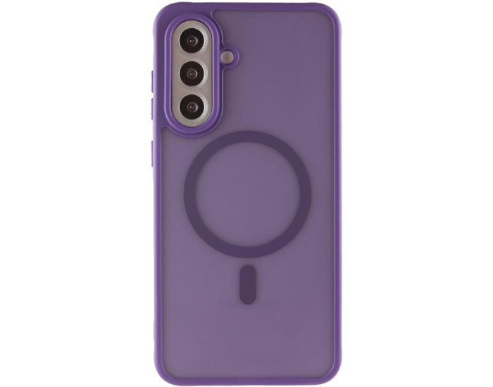 Чохол-силікон TPU Bloom with MagSafe Samsung A36 5G /A56 5G, фіолетовий