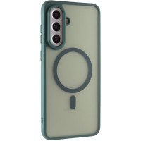 Чохол-силікон TPU Bloom with MagSafe Samsung A36 5G /A56 5G, Зелений