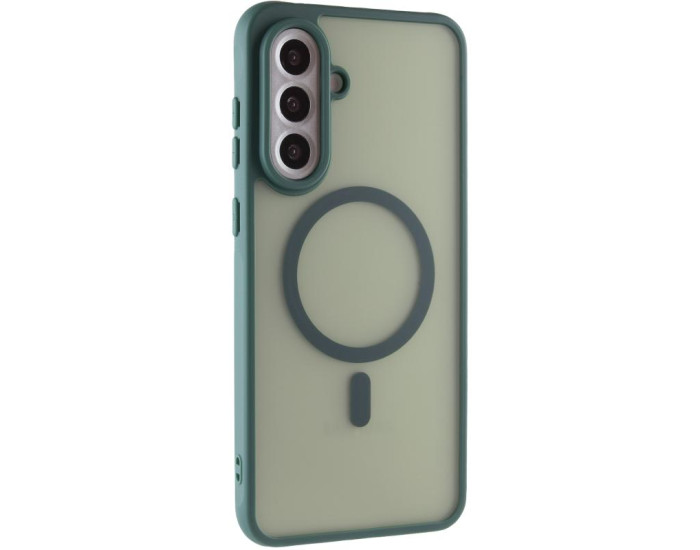 Чохол-силікон TPU Bloom with MagSafe Samsung A36 5G /A56 5G, Зелений