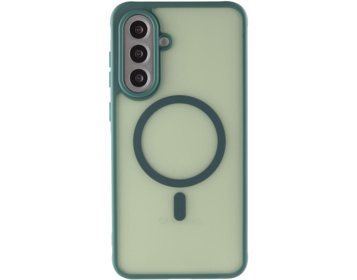 Чохол-силікон TPU Bloom with MagSafe Samsung A36 5G /A56 5G, Зелений