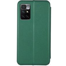 Чехол-книга Кожаный Classy Xiaomi Redmi 10, зеленый