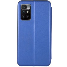 Чехол-книга Кожаный Classy Xiaomi Redmi 10, синий