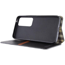 Чехол-книга Кожаный GETMAN Cubic Samsung M35, черный