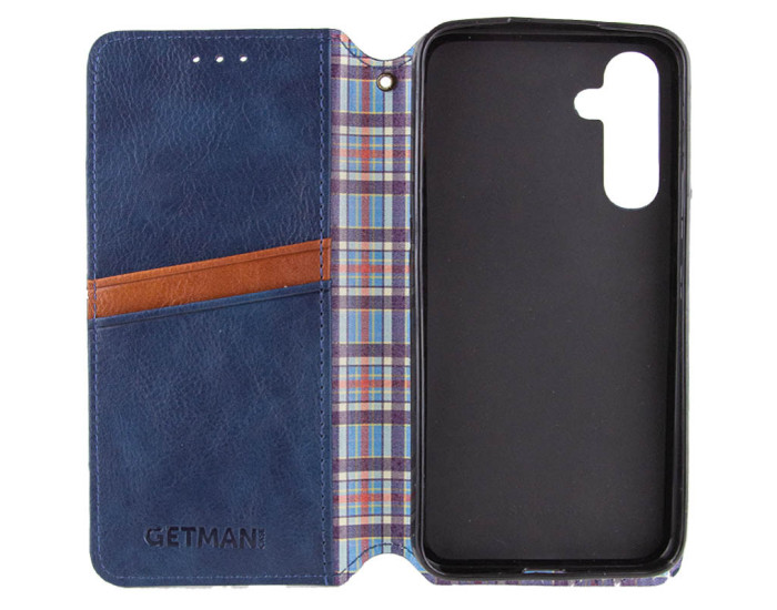 Чохол-книга шкіряний GETMAN Cubic Samsung M34 5G, синій