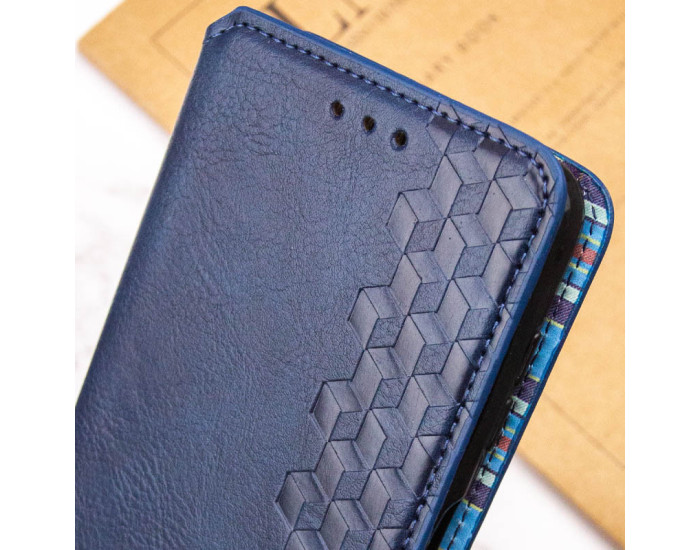 Чохол-книга шкіряний GETMAN Cubic Samsung M34 5G, синій