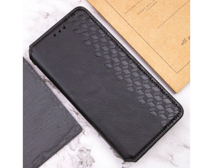 Чохол-книга шкіряний GETMAN Cubic Samsung A27, чорний