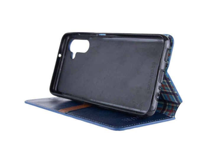 Чохол-книга шкіряний GETMAN Cubic Samsung A27, синій