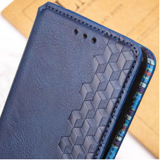 Чохол-книга шкіряний GETMAN Cubic Samsung A27, синій