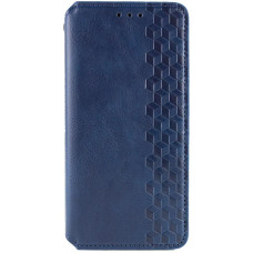 Чехол-книга Кожаный GETMAN Cubic Samsung A17, синий