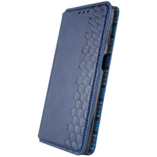 Чехол-книга Кожаный GETMAN Cubic Samsung A17, синий