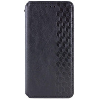 Чехол-книга Кожаный GETMAN Cubic Motorola Moto G56 5G, черный
