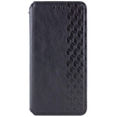 Чехол-книга Кожаный GETMAN Cubic Motorola Moto G56 5G, черный