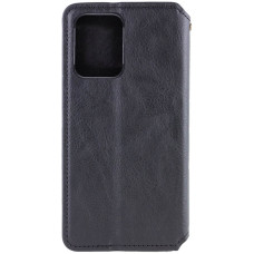 Чехол-книга Кожаный GETMAN Cubic Motorola Moto G17, черный