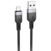Кабель USB Hoco X109 Energy Silicone USB to Micro (3A/3m) чорний