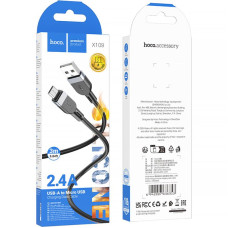 Кабель USB Hoco X109 Energy Silicone USB to Micro (3A/3m) черный