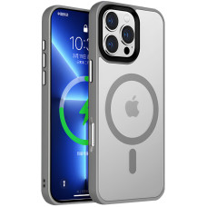 Чохол-силікон Ummi Colorful with MagSafe iPhone 16 Pro Max, Сірий