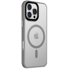 Чехол-силикон Ummi Colorful with MagSafe iPhone 16 Pro Max, серый