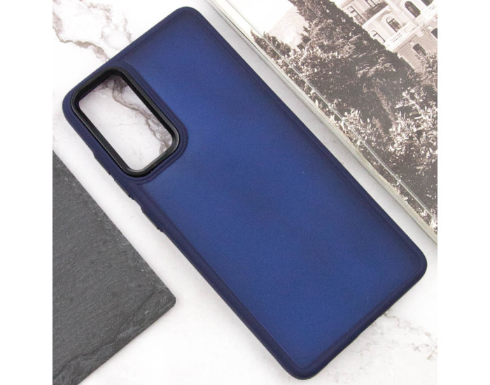 Чехол-силикон Lyon Frosted Samsung S23 FE, Navy blue