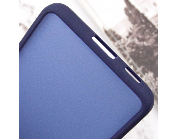 Чехол-силикон Lyon Frosted Samsung S23 FE, Navy blue