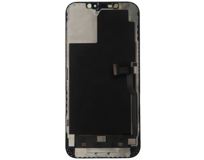 Дисплей с сенсорным экраном (модуль) iPhone 12 / 12 Pro, черный, OLED, Hard, DD, (привязывается до iOS 26)