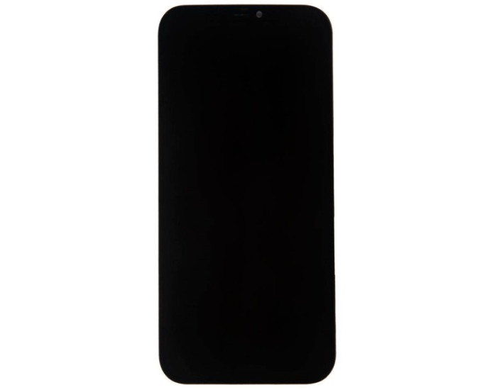 Дисплей с сенсорным экраном (модуль) iPhone 12 / 12 Pro, черный, OLED, Hard, DD, (привязывается до iOS 26)