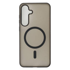 Чехол-силикон оригинал Soft Matte Magsafe Samsung S25 FE, Black