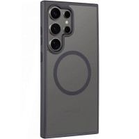 Чохол-силікон Metal Buttons with MagSafe Colorful Samsung S24 Ultra, чорний