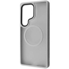 Чехол-силикон Metal Buttons with MagSafe Colorful Samsung S25 Ultra, серый