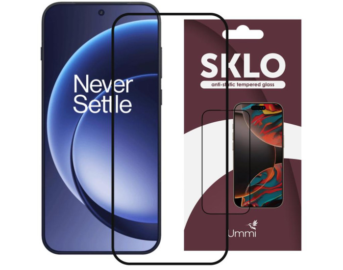 Защитное стеклo SKLO OnePlus 15, 5D черное