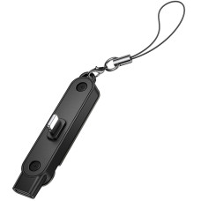 Переходник Hoco UA47 Lightning male to Type-C female, черный