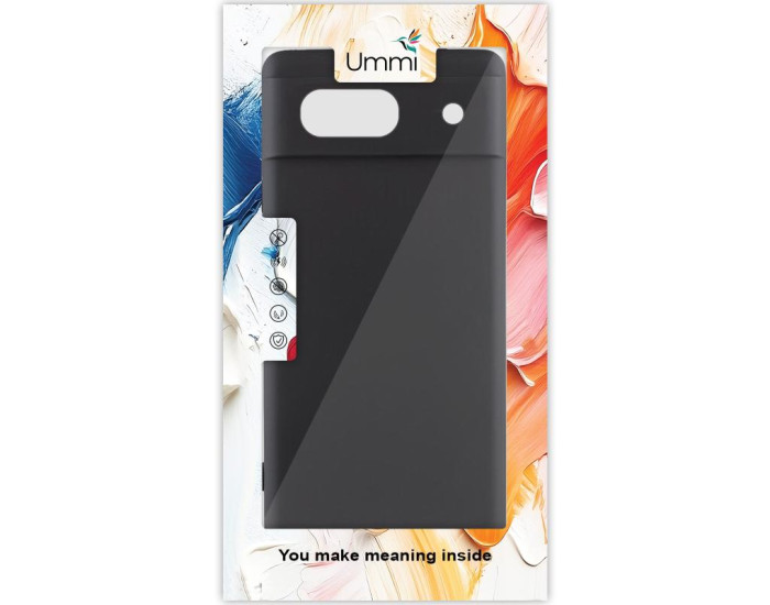 Чехол-силикон Ummi Lakshmi Full Camera Google Pixel 7a, черный