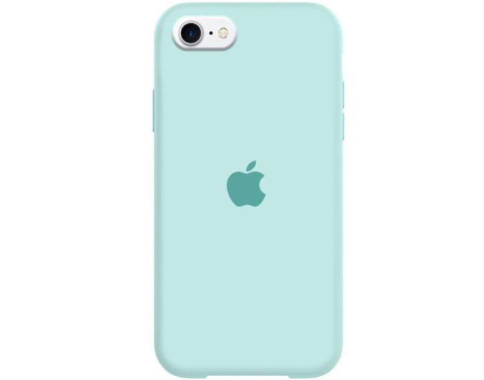 Чохол-силікон оригінал Full Cover Soft Matte iPhone 7 /8 /SE2, Turquoise
