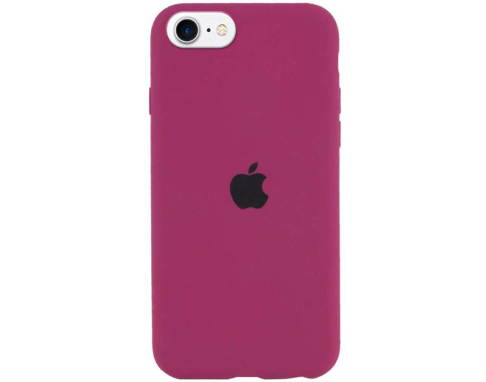 Чохол-силікон оригінал Full Cover Soft Matte iPhone 7 /8 /SE2, Marsala