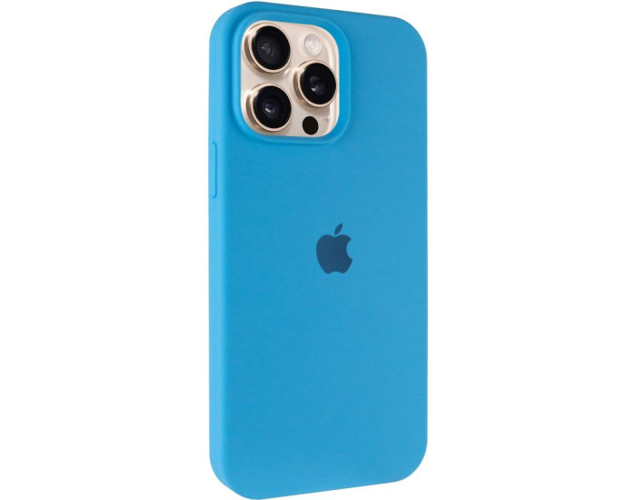 Чохол-силікон оригінал Full Soft Matte iPhone 14 Pro Max, Light blue