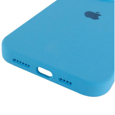 Чехол-силикон оригинал Full Soft Matte iPhone 14 Pro Max, Light blue
