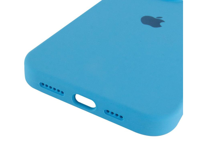 Чохол-силікон оригінал Full Soft Matte iPhone 14 Pro Max, Light blue