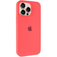 Чохол-силікон оригінал Full Soft Matte iPhone 14 Pro Max (Кавуновий / Watermelon red)