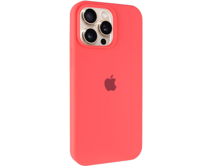 Чохол-силікон оригінал Full Soft Matte iPhone 14 Pro Max (Кавуновий / Watermelon red)