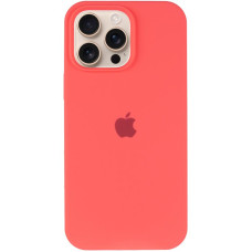 Чехол-силикон оригинал Full Soft Matte iPhone 14 Pro Max (Арбузный / Watermelon red)