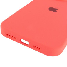 Чехол-силикон оригинал Full Soft Matte iPhone 14 Pro Max (Арбузный / Watermelon red)