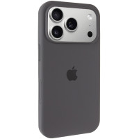 Чохол-силікон оригінал Full Soft Matte with MagSafe iPhone 17 Pro Max, Темно-сірий