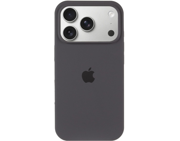 Чехол-силикон оригинал Full Soft Matte with MagSafe iPhone 17 Pro Max, темно-серый