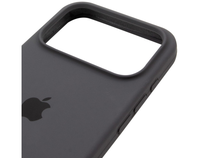 Чехол-силикон оригинал Full Soft Matte with MagSafe iPhone 17 Pro Max, темно-серый