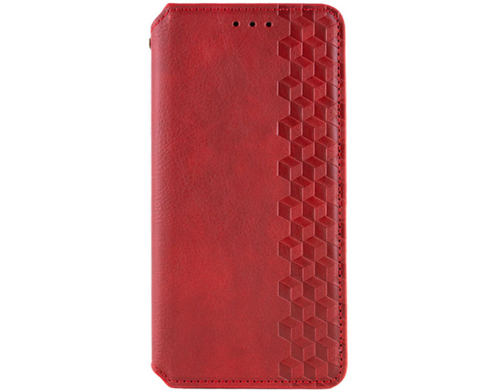 Чохол-книга шкіряний GETMAN Cubic Xiaomi Redmi Note 15 Pro 5G, червоний