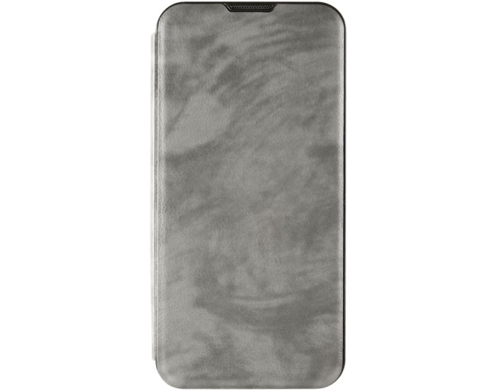 Чехол-книга Кожаный Belora Motorola Edge 50 Fusion, серый