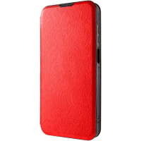Чохол-книга шкіряний Belora Motorola Edge 50 Fusion, червоний