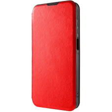 Чехол-книга Кожаный Belora Motorola Edge 50 Fusion, красный