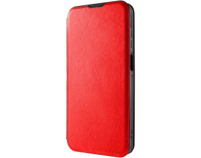 Чехол-книга Кожаный Belora Motorola Edge 50 Fusion, красный