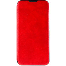 Чехол-книга Кожаный Belora Motorola Edge 50 Fusion, красный