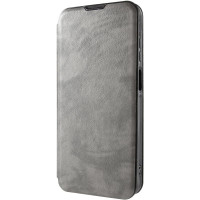 Чохол-книга шкіряний Belora Infinix Hot 60i /Hot 60, Сірий